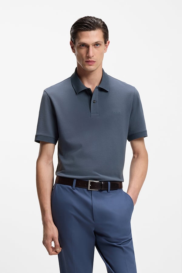 ΜΠΛΟΥΖΑ POLO BOSS - 468 ΣΙΕΛ